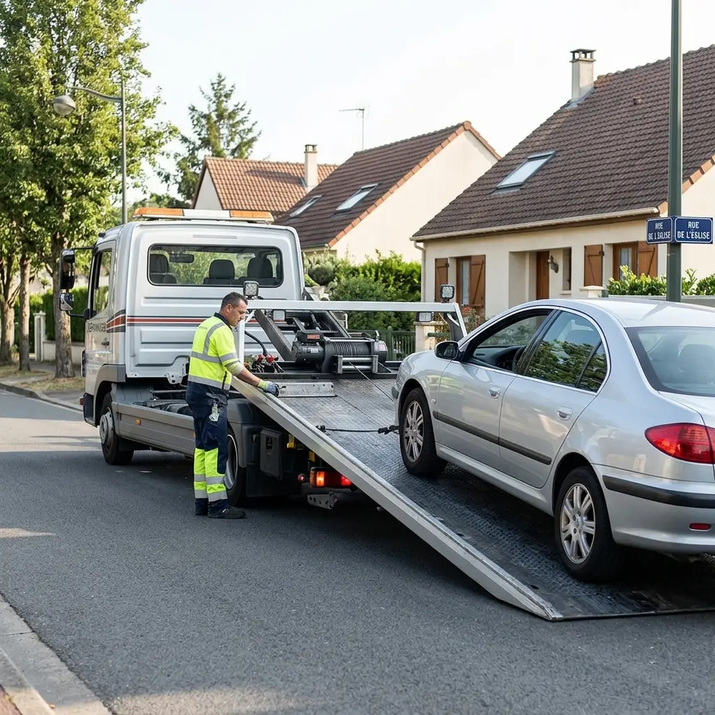 Remorquage voiture prix Vaujours (93410)