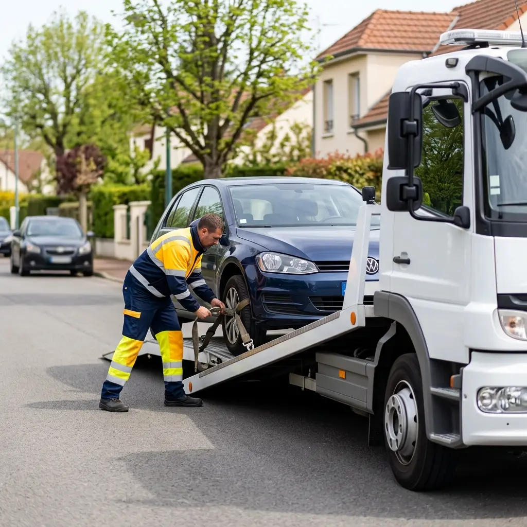 Comment se déroule l'intervention de remorquage à Gournay-sur-Marne ?