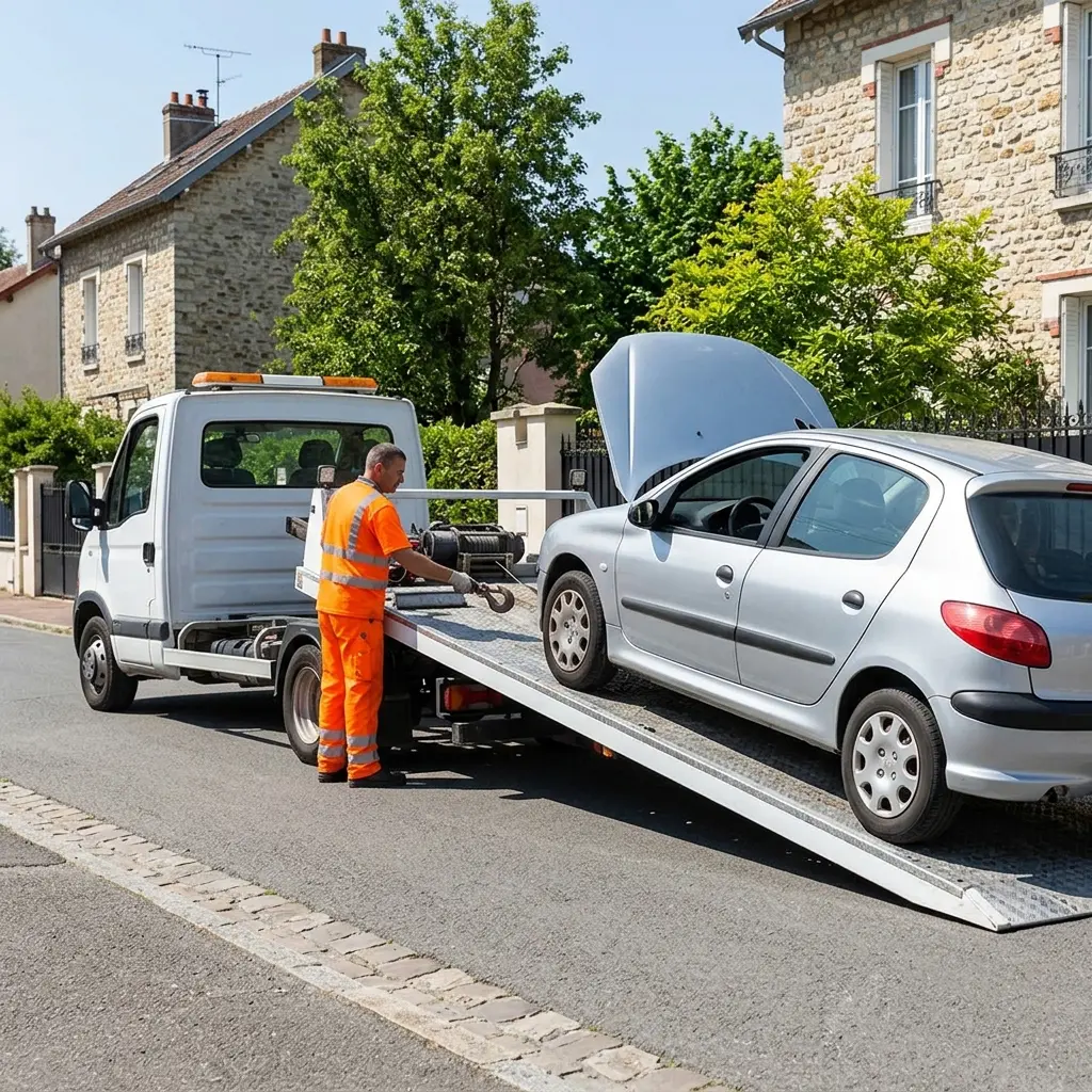 Comment se déroule le remorquage à Villiers-sur-Marne ?
