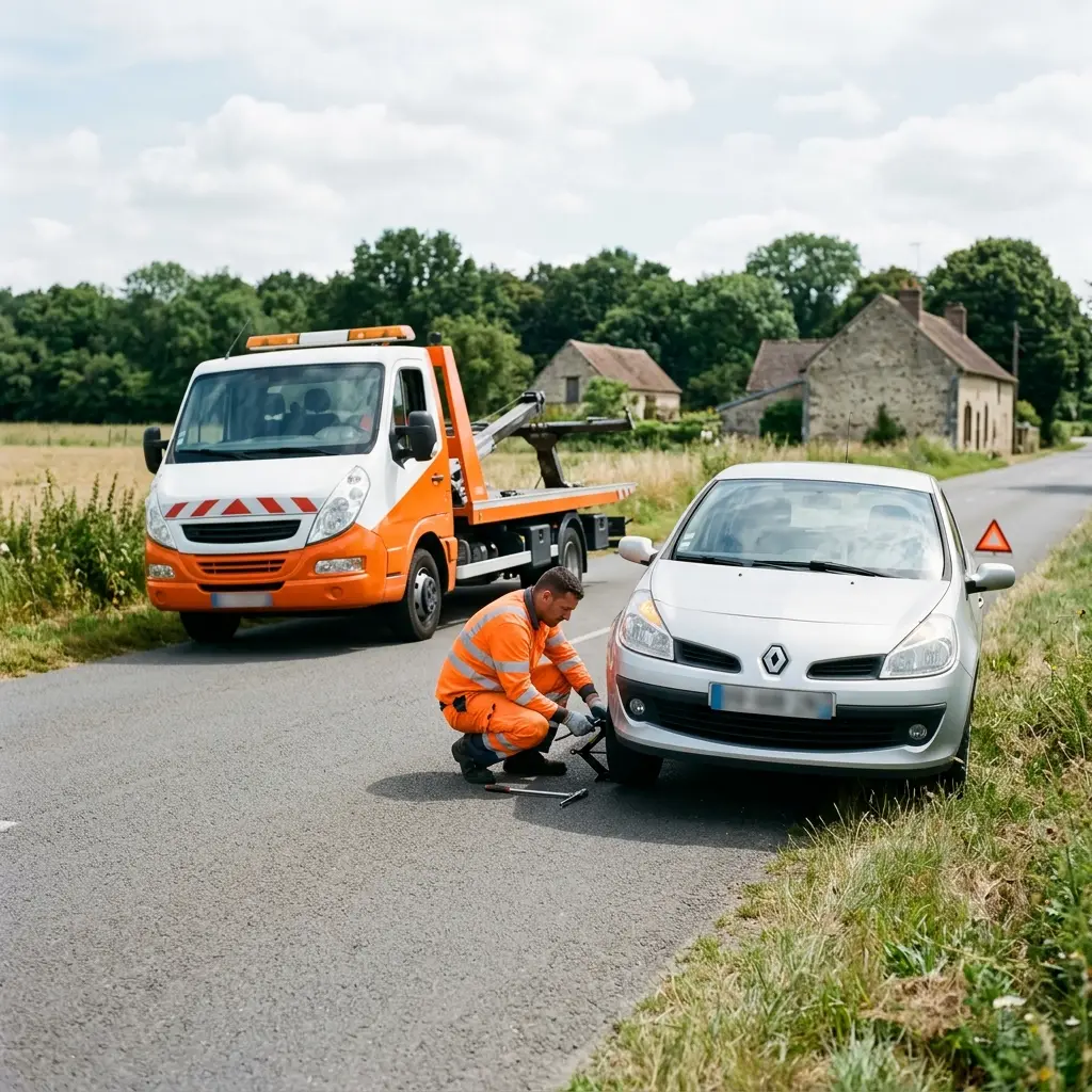 Comment réagir correctement en attendant la dépanneuse à Périgny ?