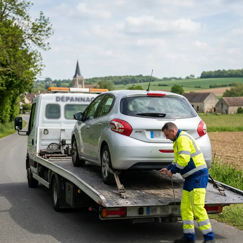Notre méthode d’intervention de remorquage et dépannage à Luzarches
