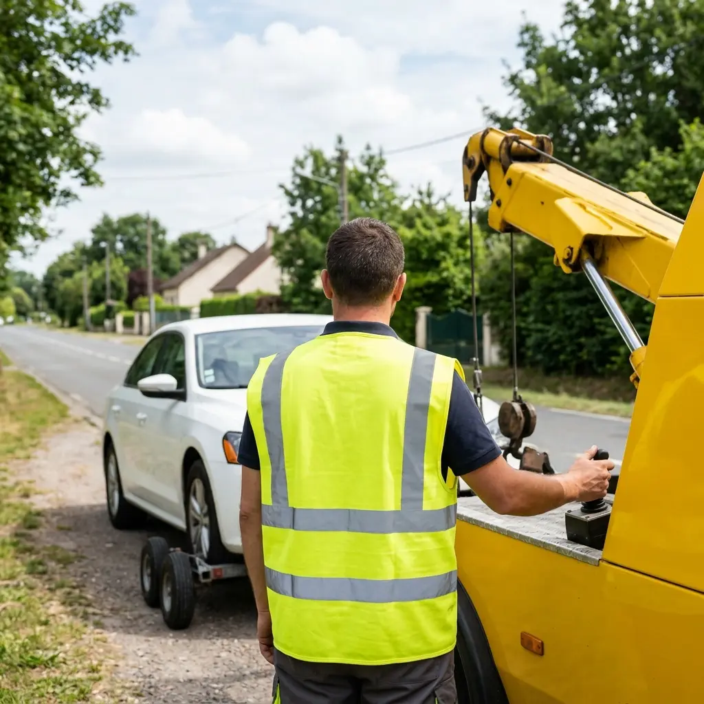 Le succès de votre remorquage à Saint-Prix, notre promesse de service