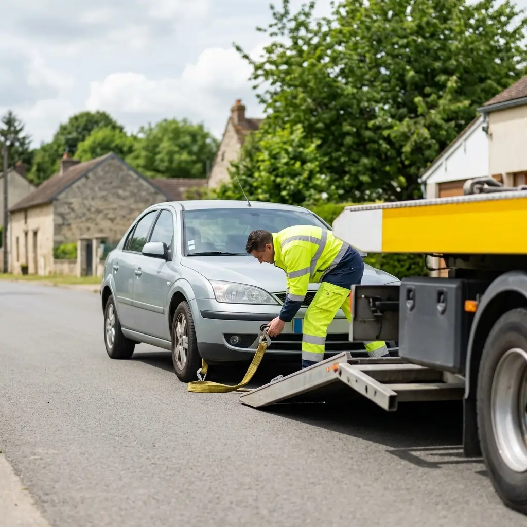 Notre démarche de remorquage de voiture à Magny-en-Vexin