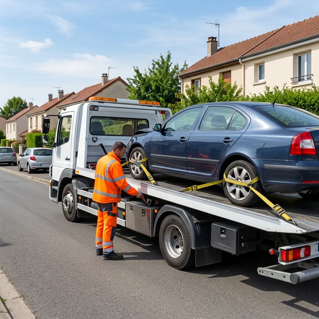 Notre méthode d’intervention de remorquage à Thillay