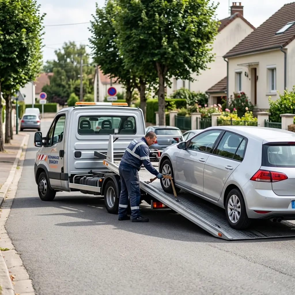 Remorquage voiture prix Éragny (95610)