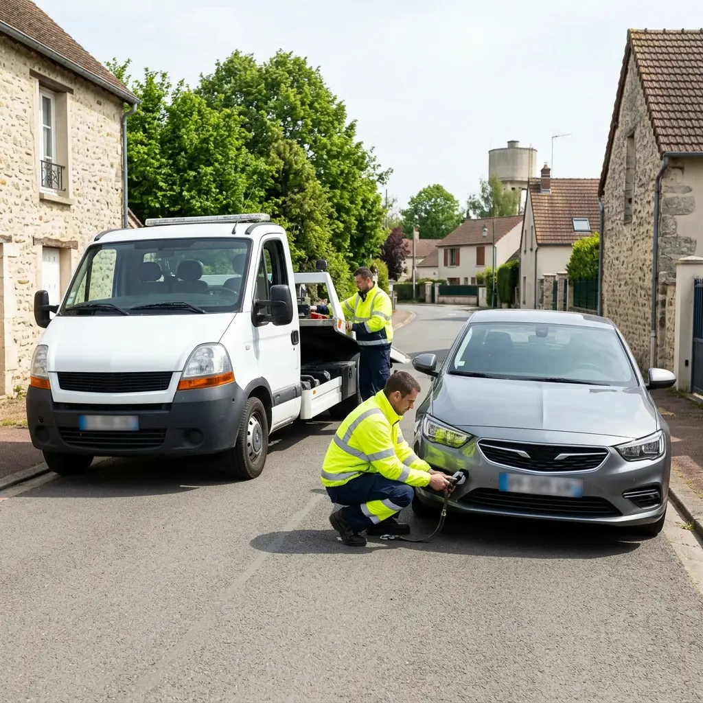 Remorquage voiture prix Mériel (95630)