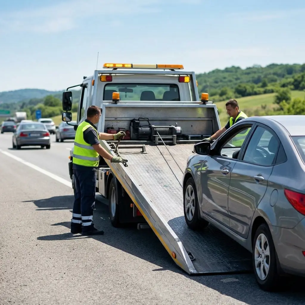 Remorquage voiture