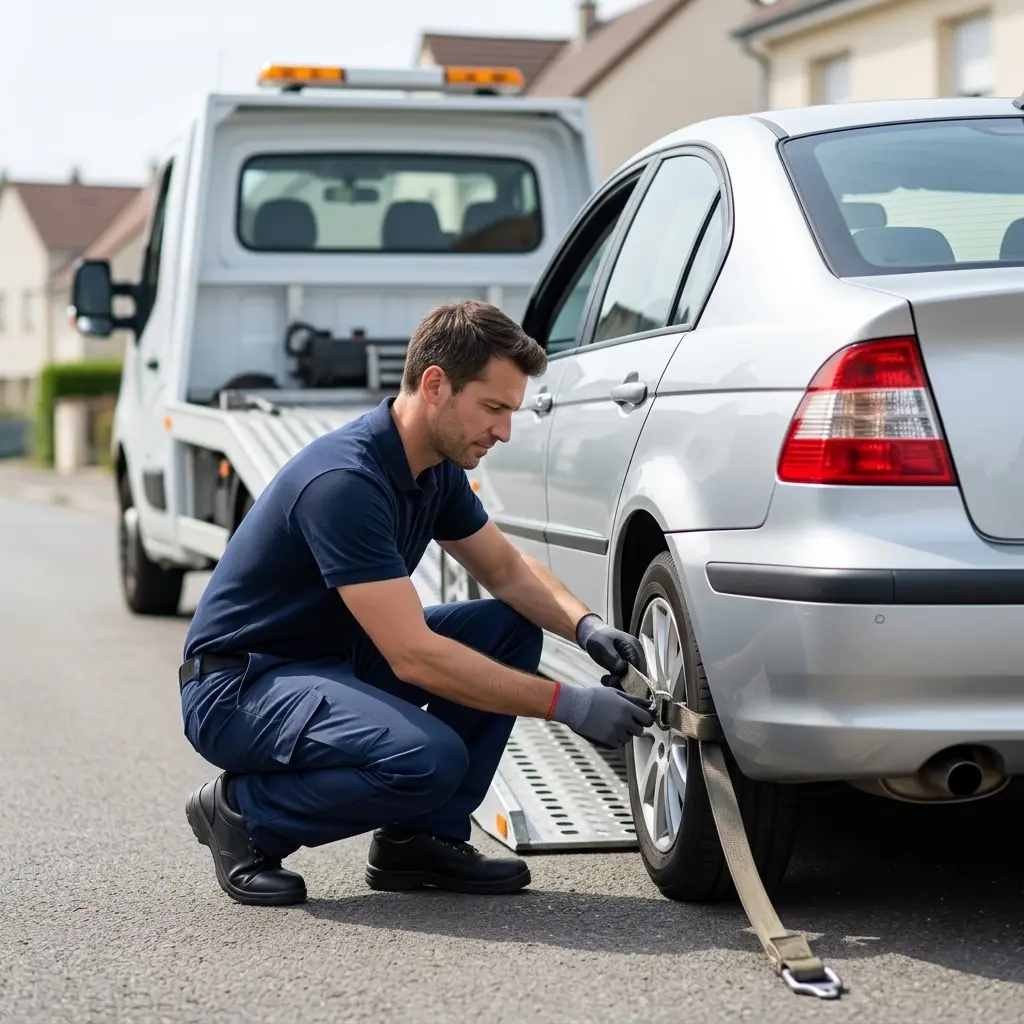 Comment se déroule le remorquage de votre voiture à Méru ?