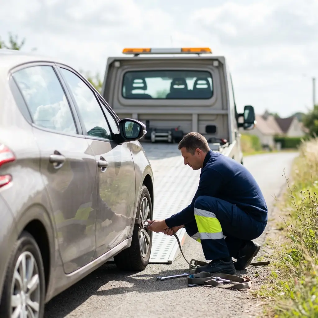 Comment se déroule le remorquage voiture à Lagny-le-Sec ?