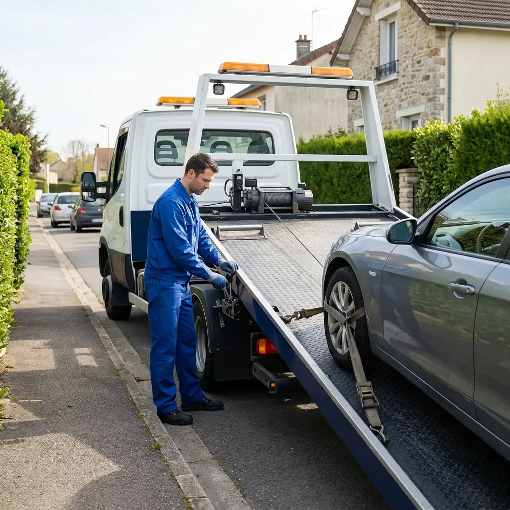 Comment se déroule le remorquage voiture à Brenouille ?