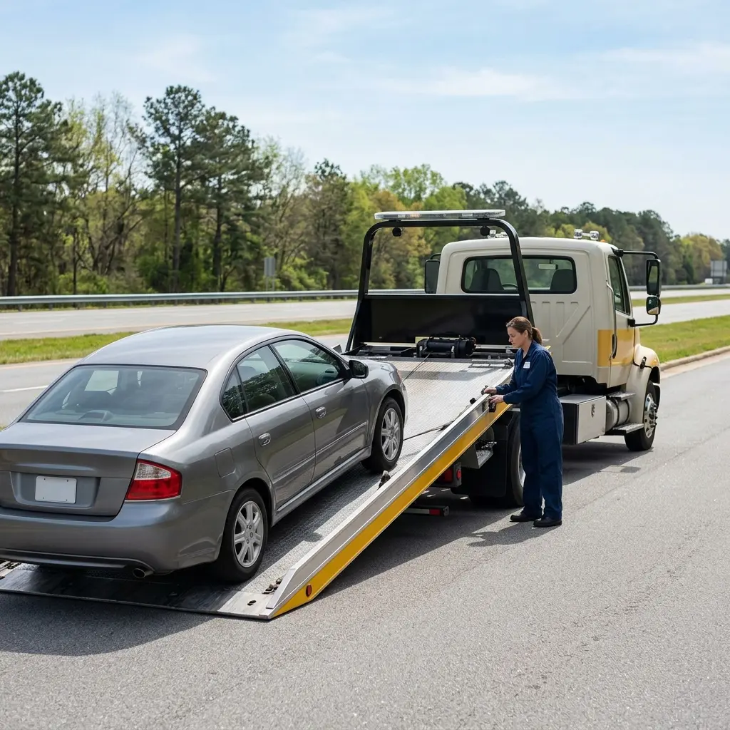 Comment se déroule le remorquage voiture à Jaux ?