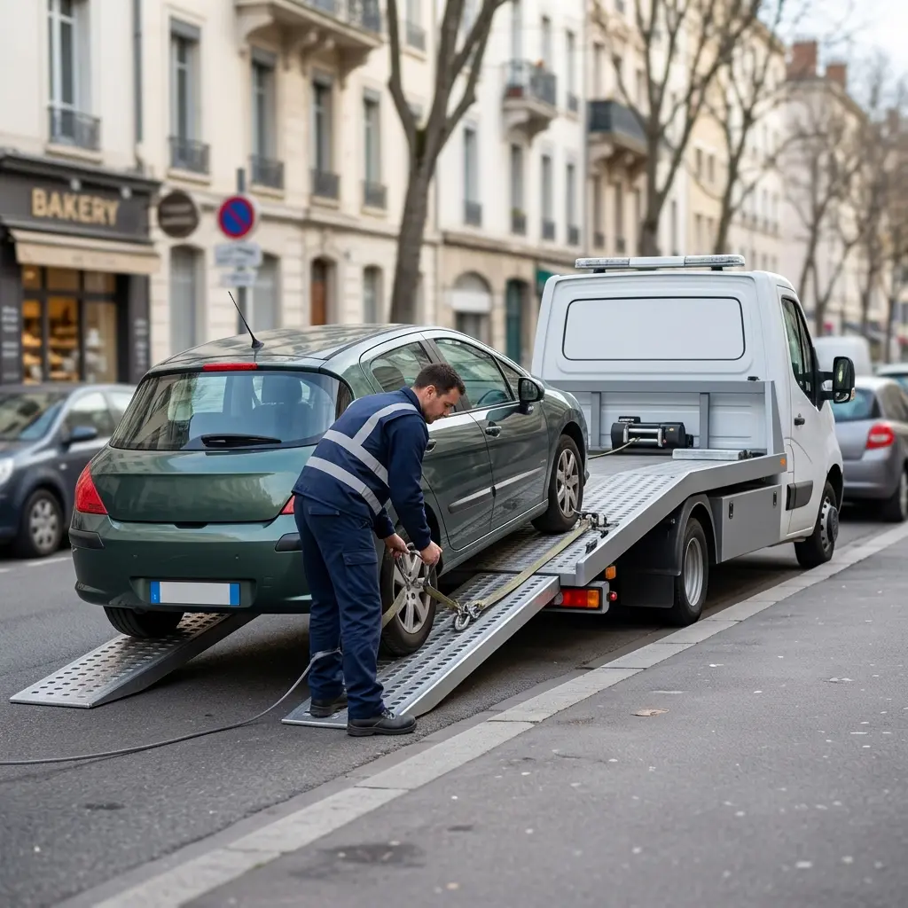 Comment se déroule l'intervention de remorquage à Meux ?