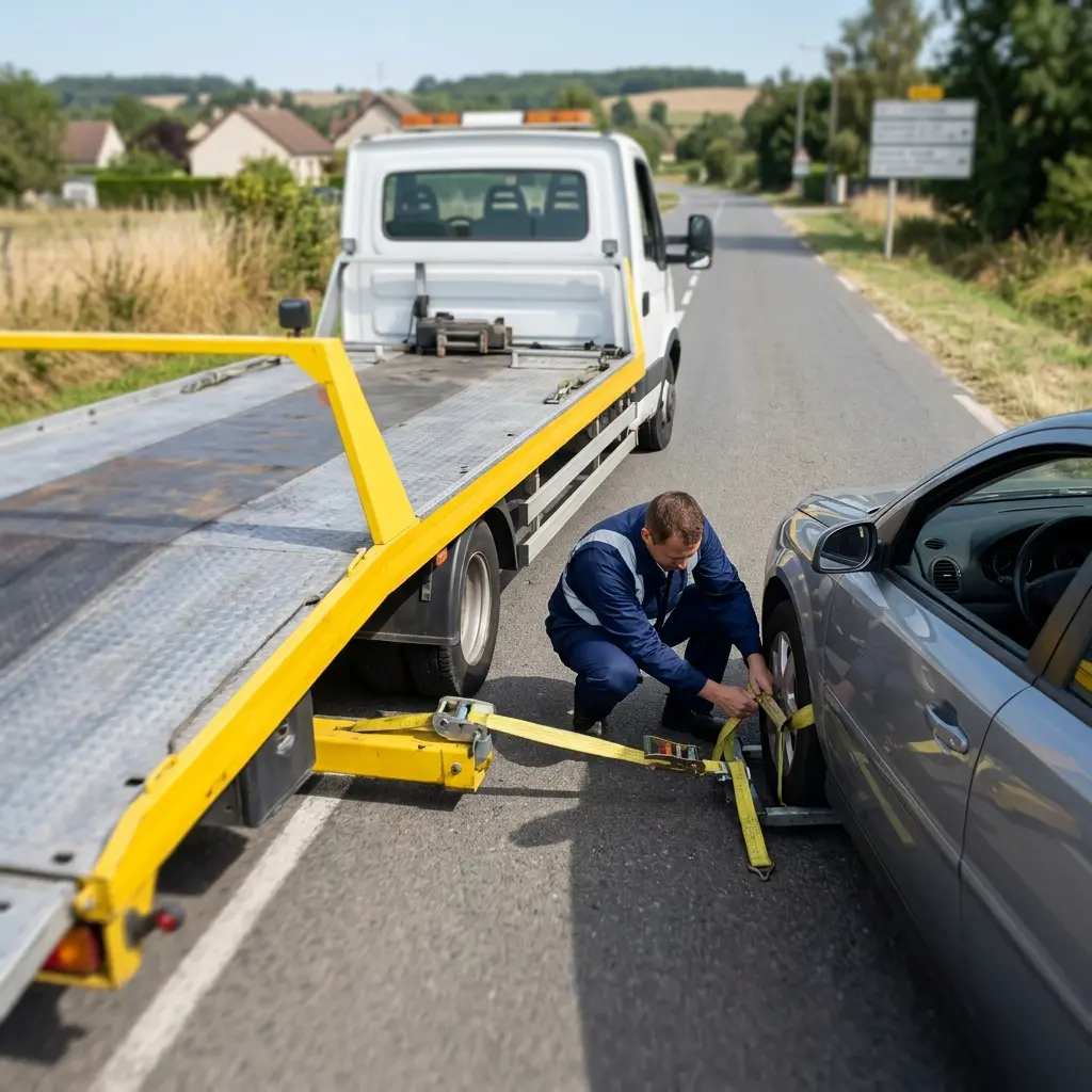 Comment se déroule le remorquage à Bailleul-sur-Thérain ?