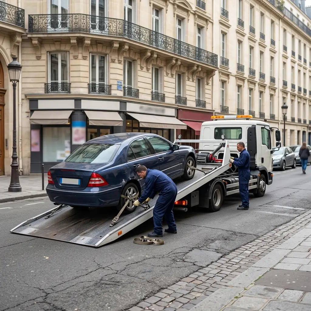 Comment se déroule le remorquage voiture à Paris 2 ?