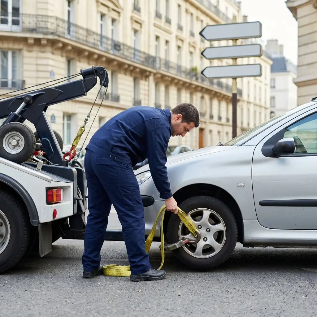 Comment se déroule l’intervention de remorquage à Paris 7e ?