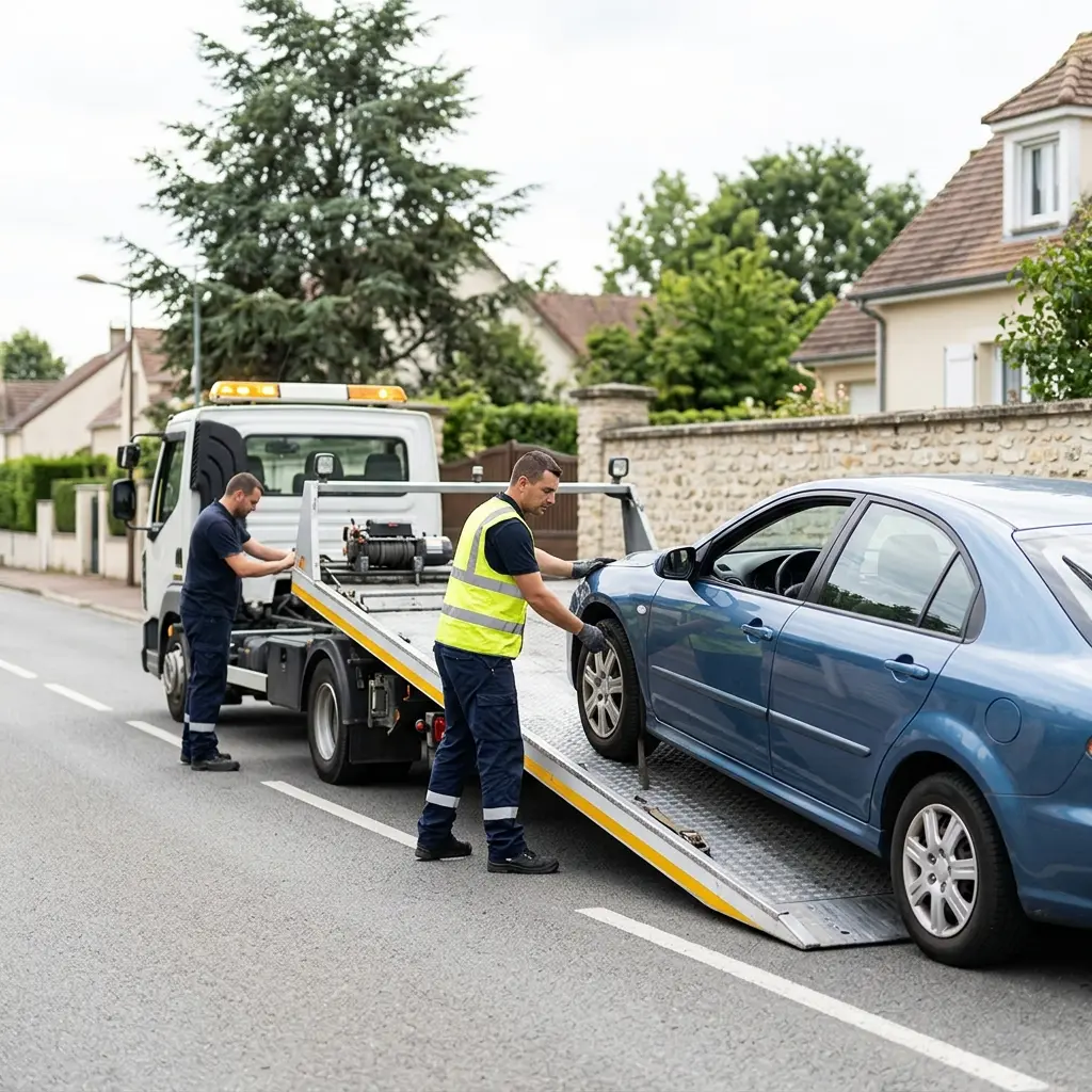 Adopter les bons gestes en attendant le remorquage à Ozoir-la-Ferrière