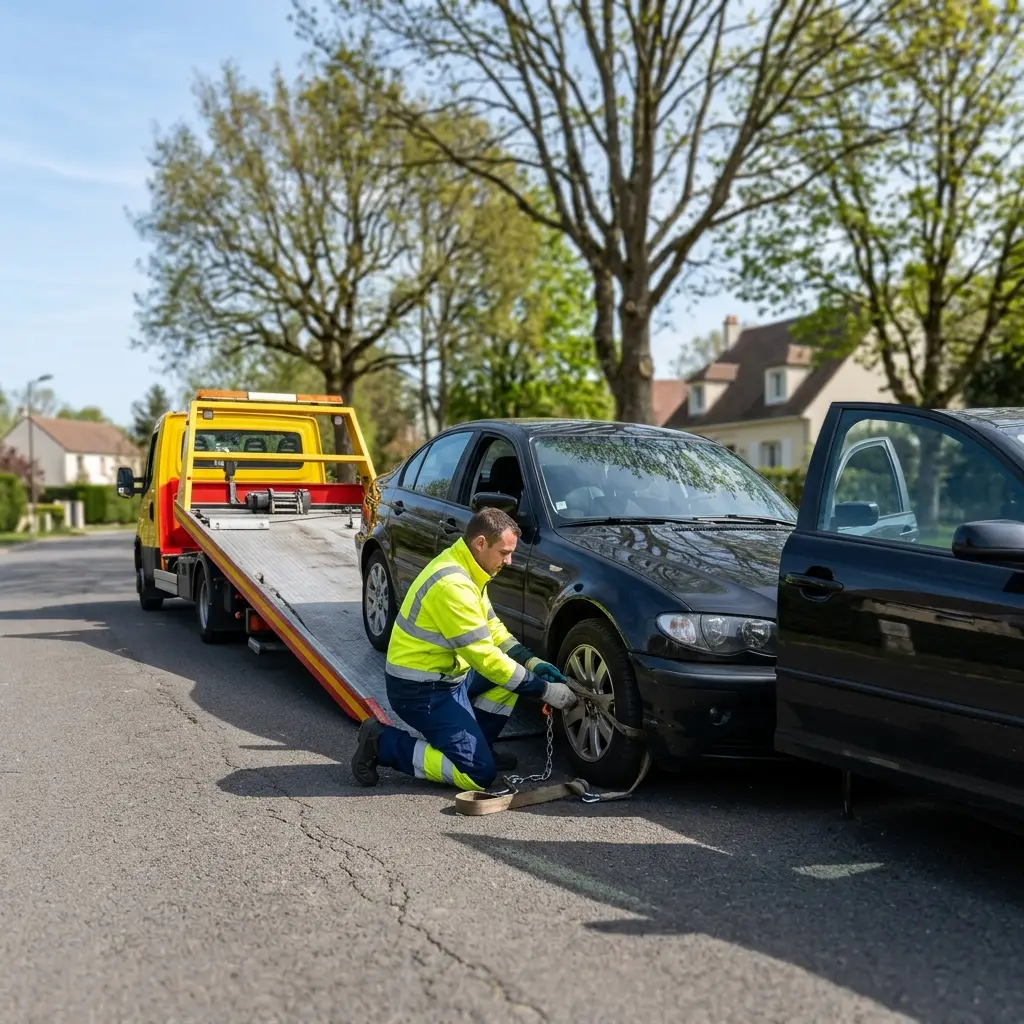Remorquage voiture Bois-le-Roi (77590)