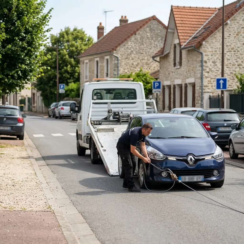 Comment se déroule le remorquage voiture à Saint-Mammès ?