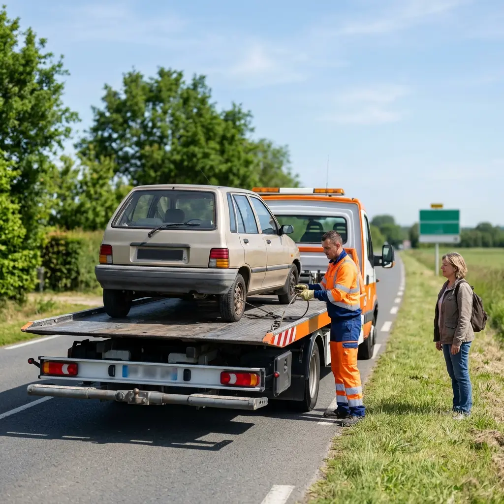 Remorquage voiture Vernou-la-Celle-sur-Seine (77670)