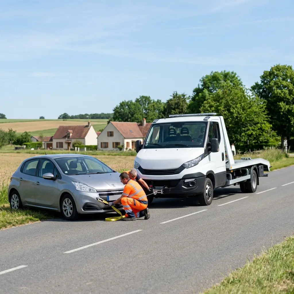 Remorquage voiture Chailly-en-Bière (77930)
