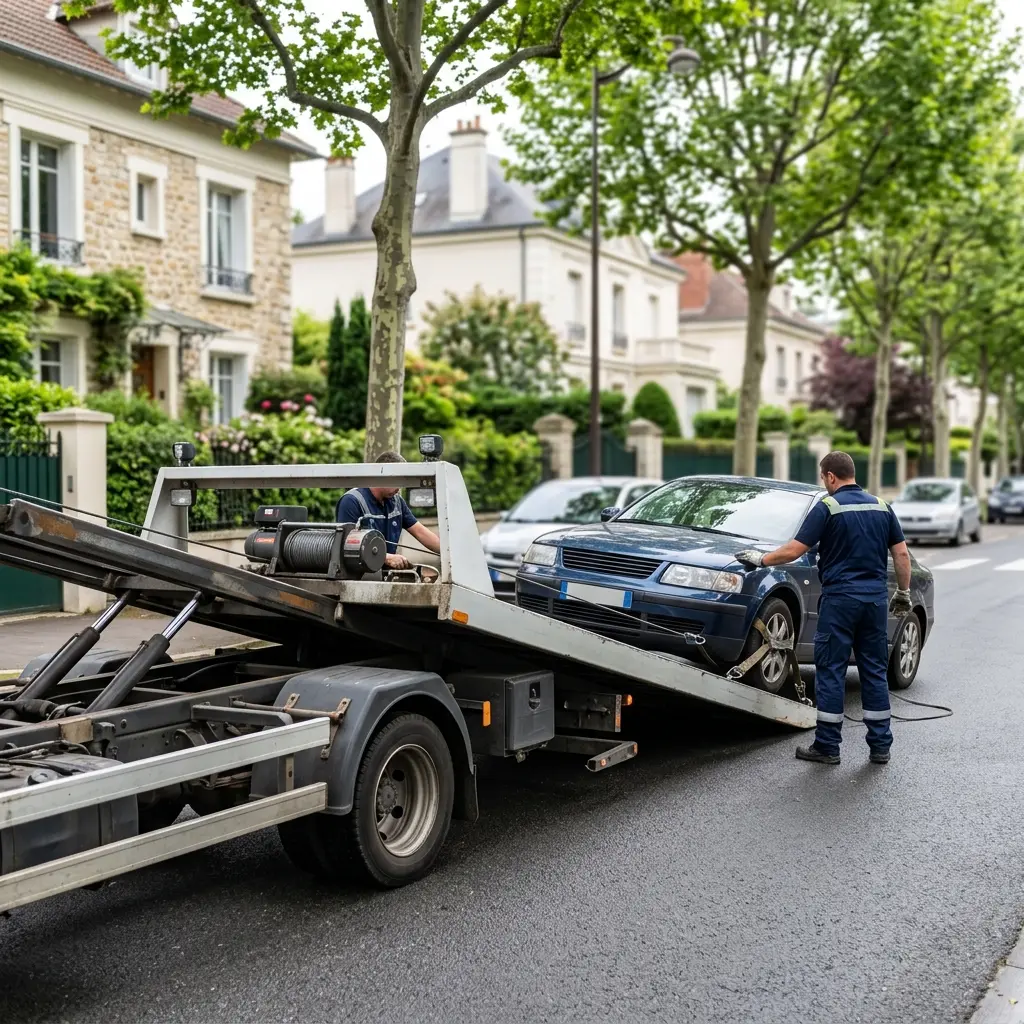 Comment se déroule le remorquage de votre voiture au Vésinet ?