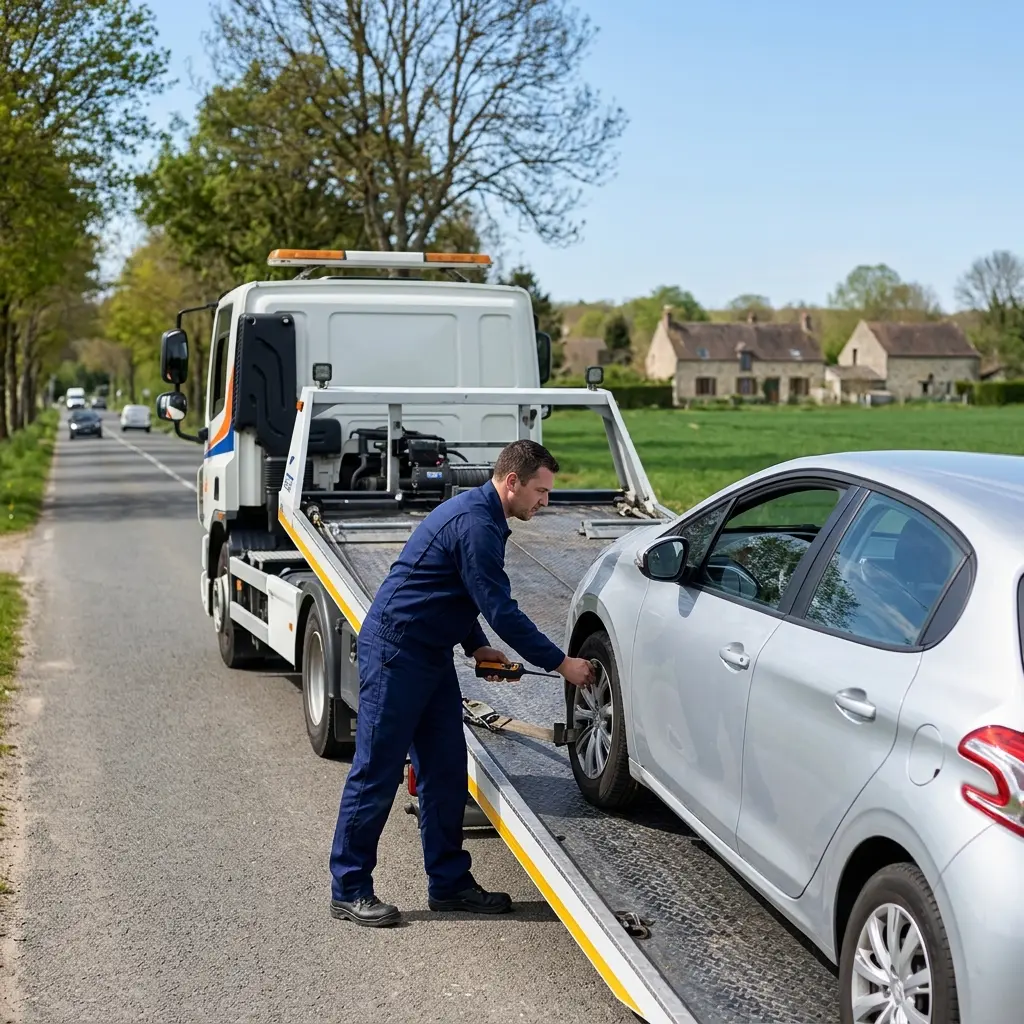 Comment se déroule le remorquage voiture à Bouafle ?