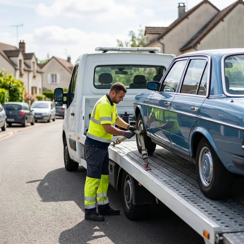 Comment se déroule le remorquage voiture à Villepreux ?