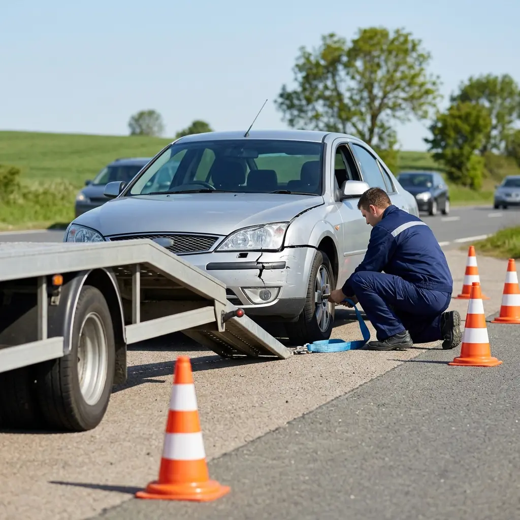 Comment se déroule le remorquage voiture à Feucherolles ?