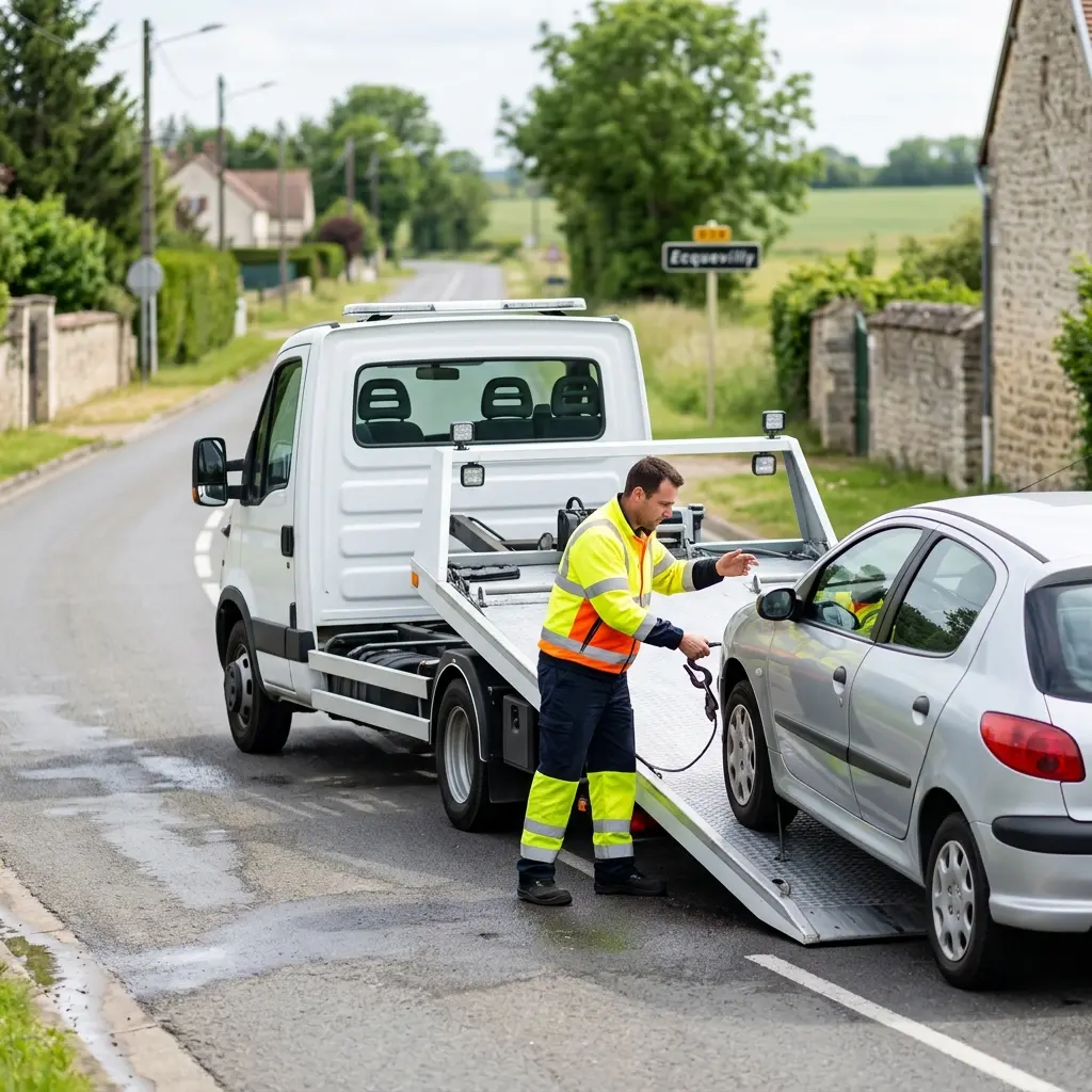 Comment réagir correctement en attendant la dépanneuse à Ecquevilly ?