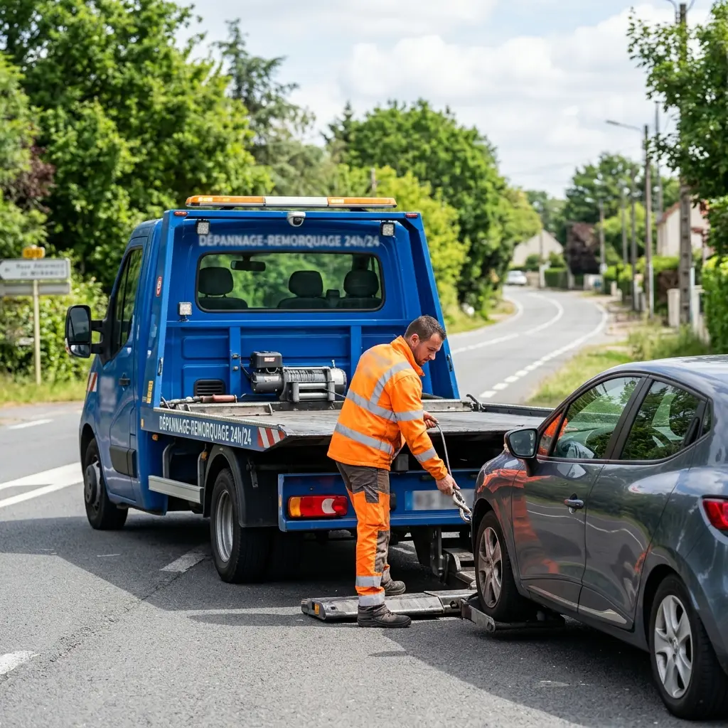 Comment se déroule l'intervention de remorquage à Morangis ?