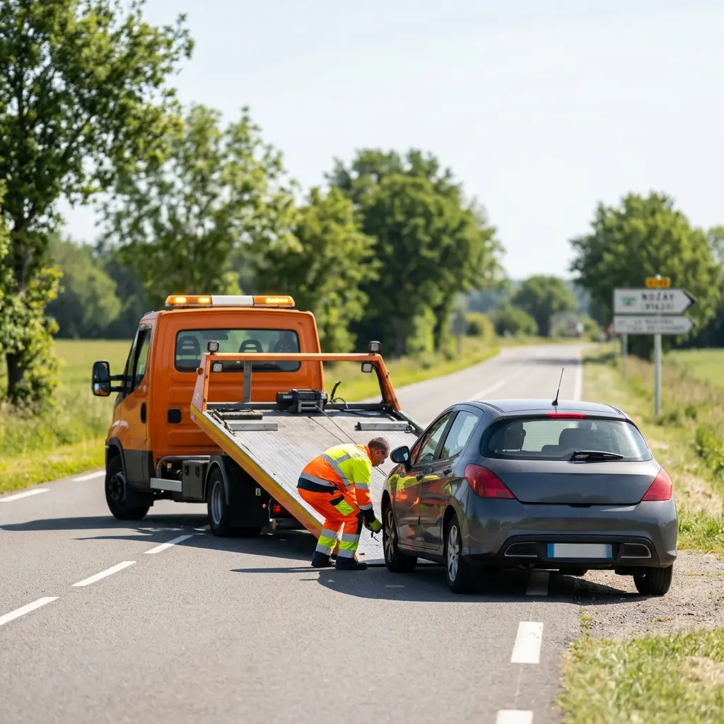 Les bons réflexes lors d'une panne automobile à Nozay
