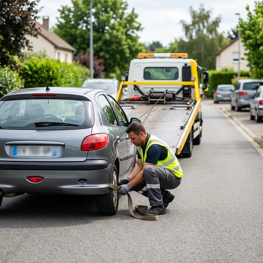 Comment se déroule le remorquage de votre voiture à Nozay ?