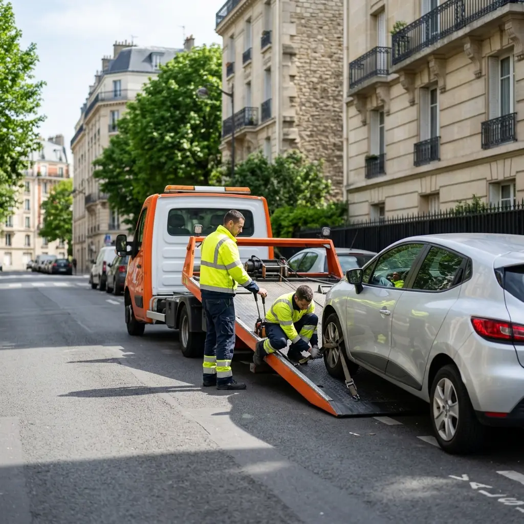 Comment se déroule l'intervention de remorquage à Vanves ?