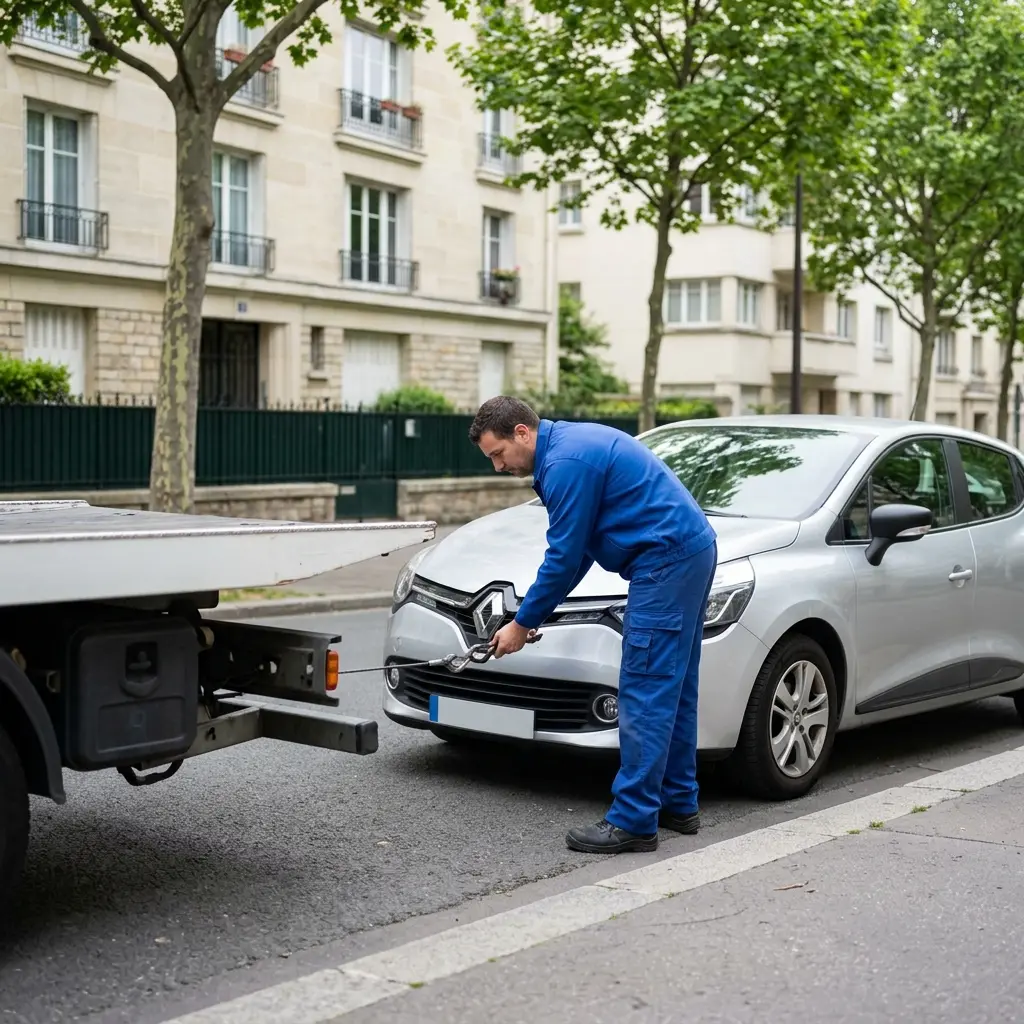 Les gestes essentiels en attendant votre dépanneuse à Neuilly-sur-Seine