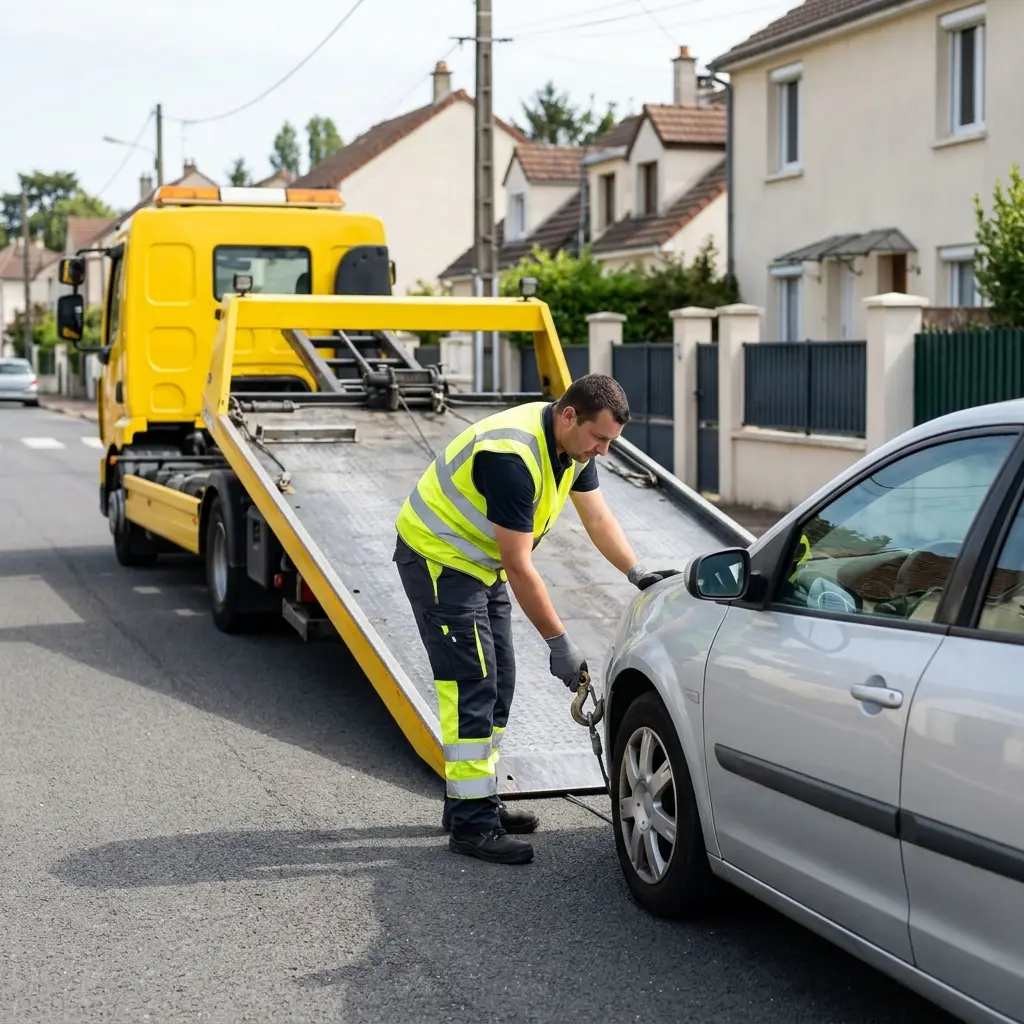 Les gestes essentiels en attendant le remorquage à Chaville