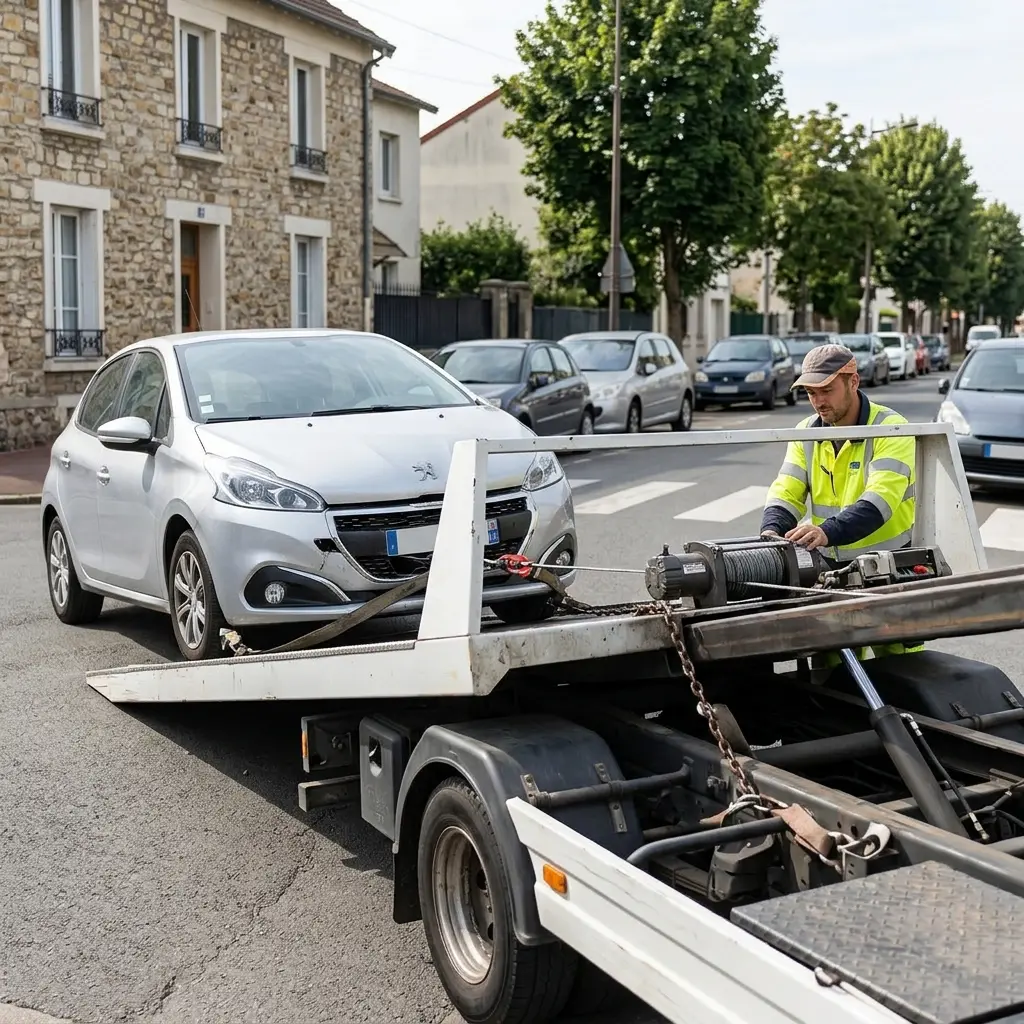 Comment se déroule le remorquage voiture à Dugny ?