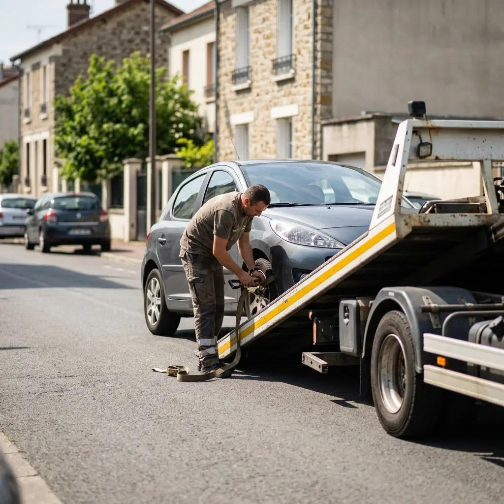 Comment se déroule le remorquage voiture à Alfortville ?