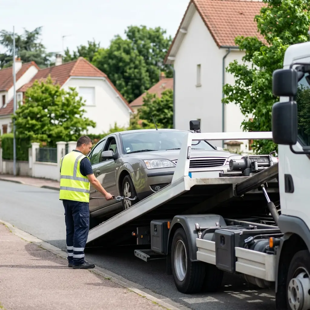 Pourquoi choisir notre service de remorquage voiture à Périgny