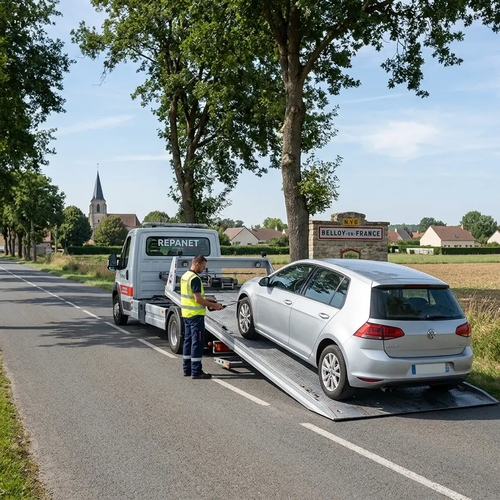 Remorquage voiture Belloy-en-France (95270)