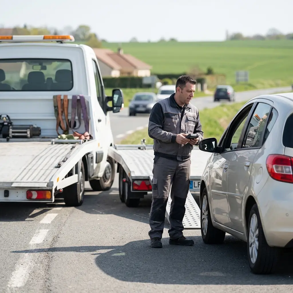 Comment se déroule le remorquage à Bruyères-sur-Oise ?