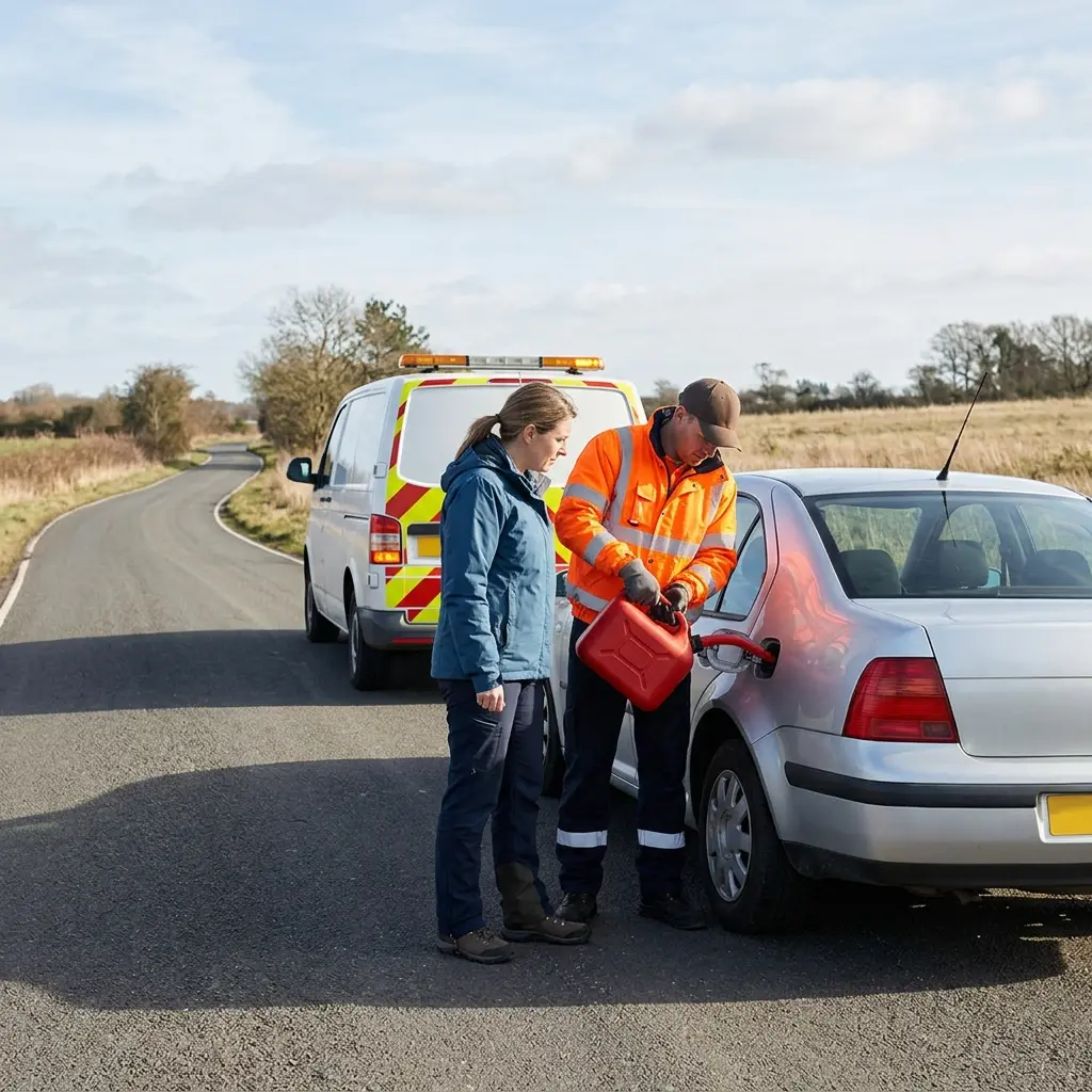 Véhicule immobilisé : les bons gestes en cas de panne de carburant