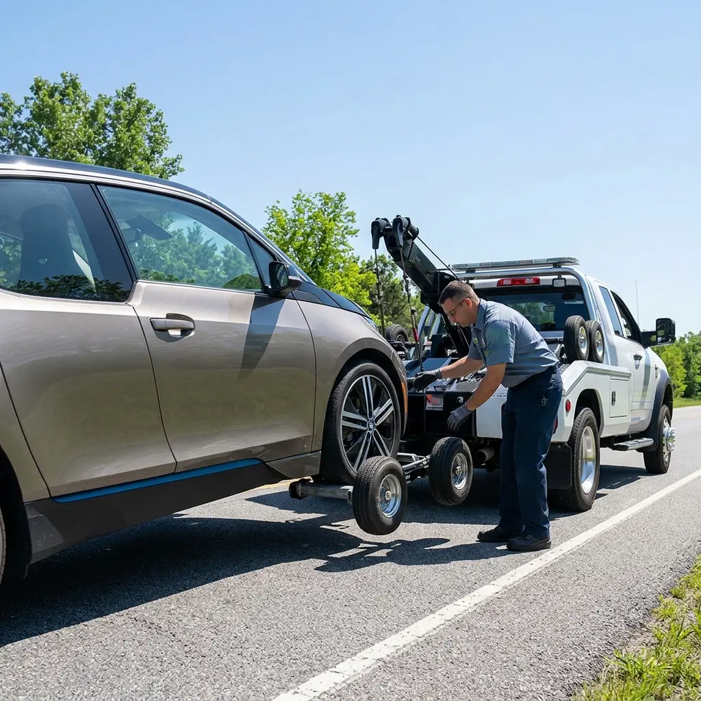 Véhicule électrique en panne : spécificités du remorquage et risques