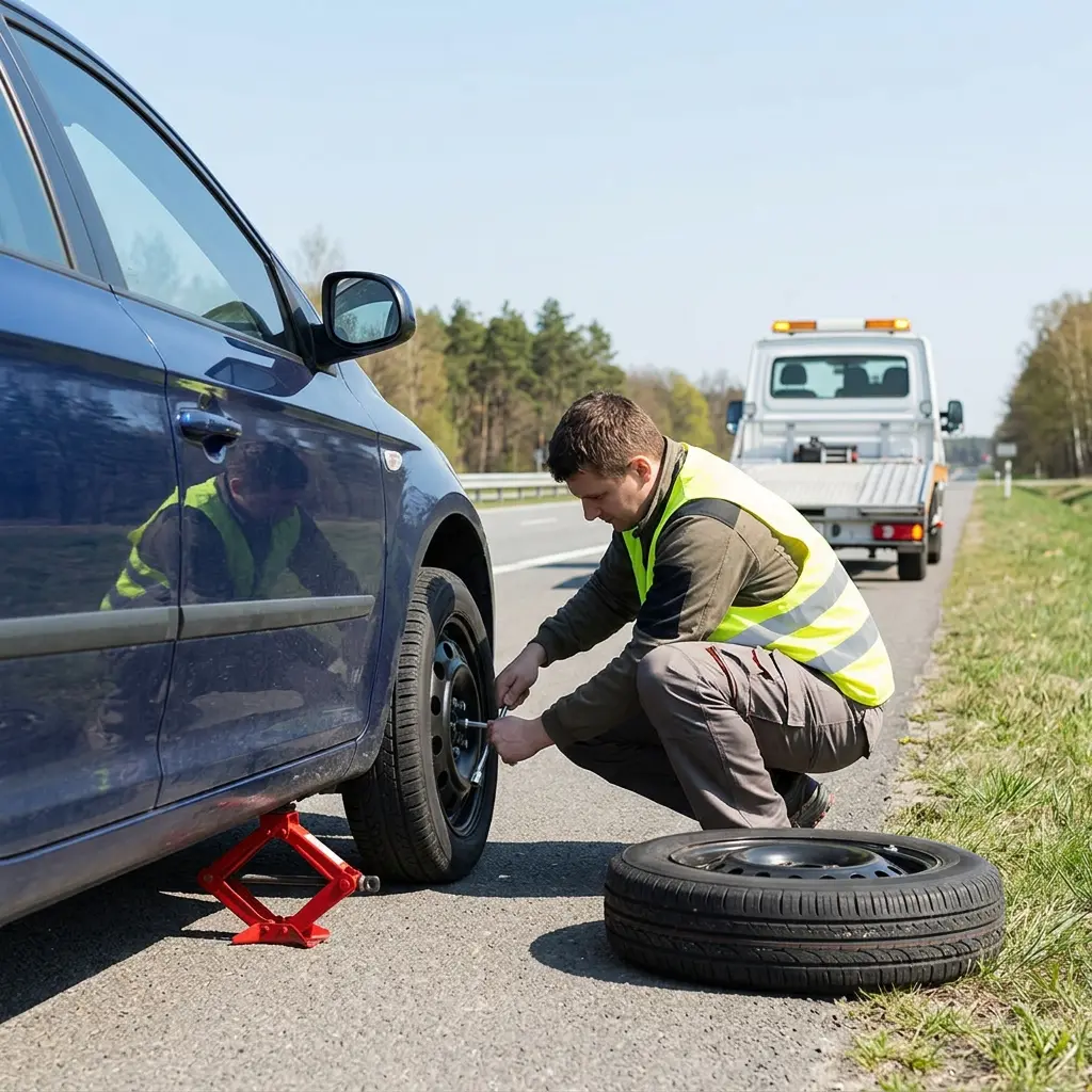 Pneu crevé : comment utiliser une roue de secours sans risque