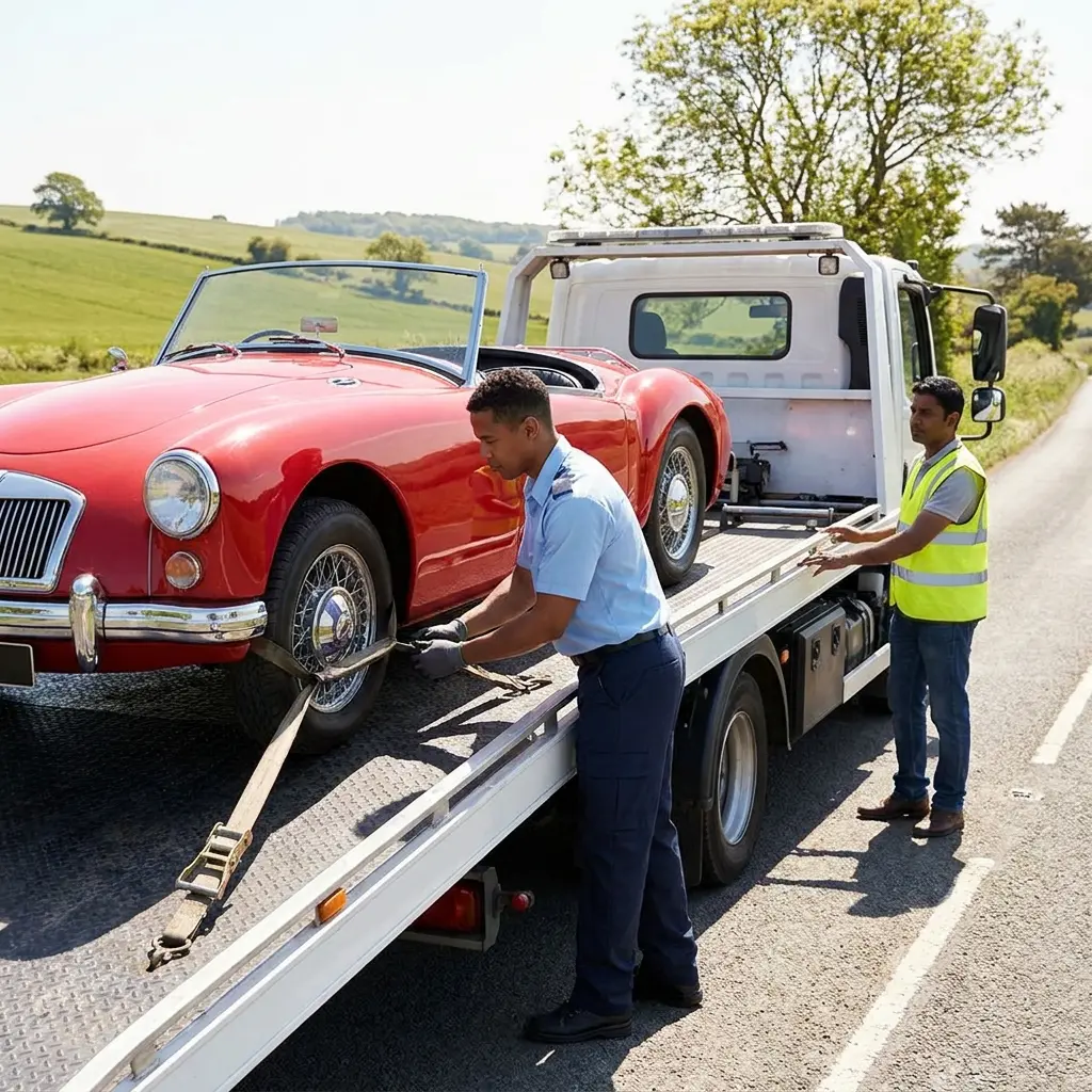 Remorquage : les précautions pour transporter un véhicule ancien