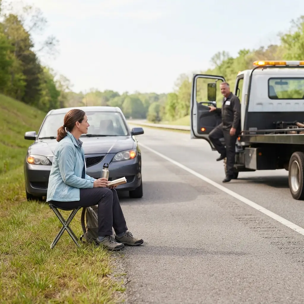 Panne auto : comment gérer le stress en attendant la dépanneuse ?