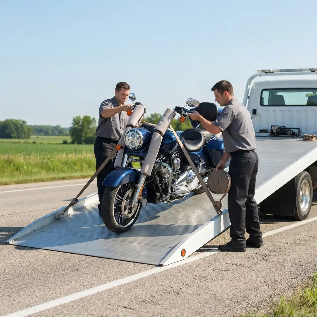 Dépannage moto : les précautions pour un transport sans rayures