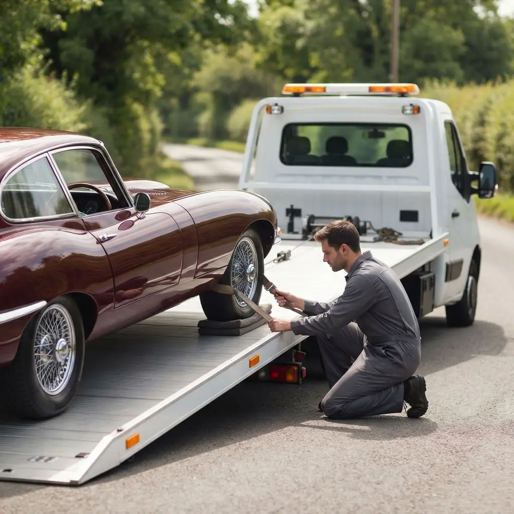 Remorquage voiture : les précautions pour un véhicule ancien