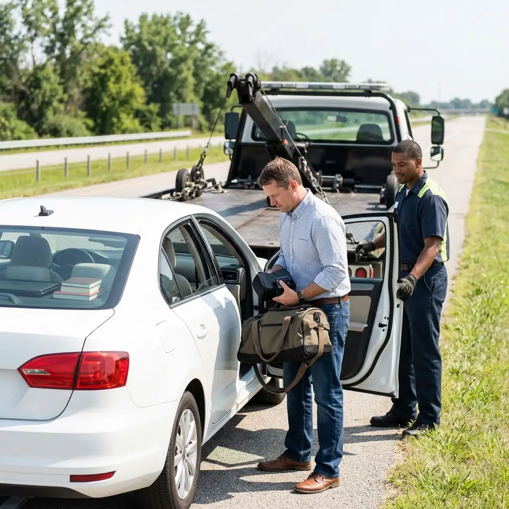 Remorquage voiture : comment sécuriser vos objets de valeur