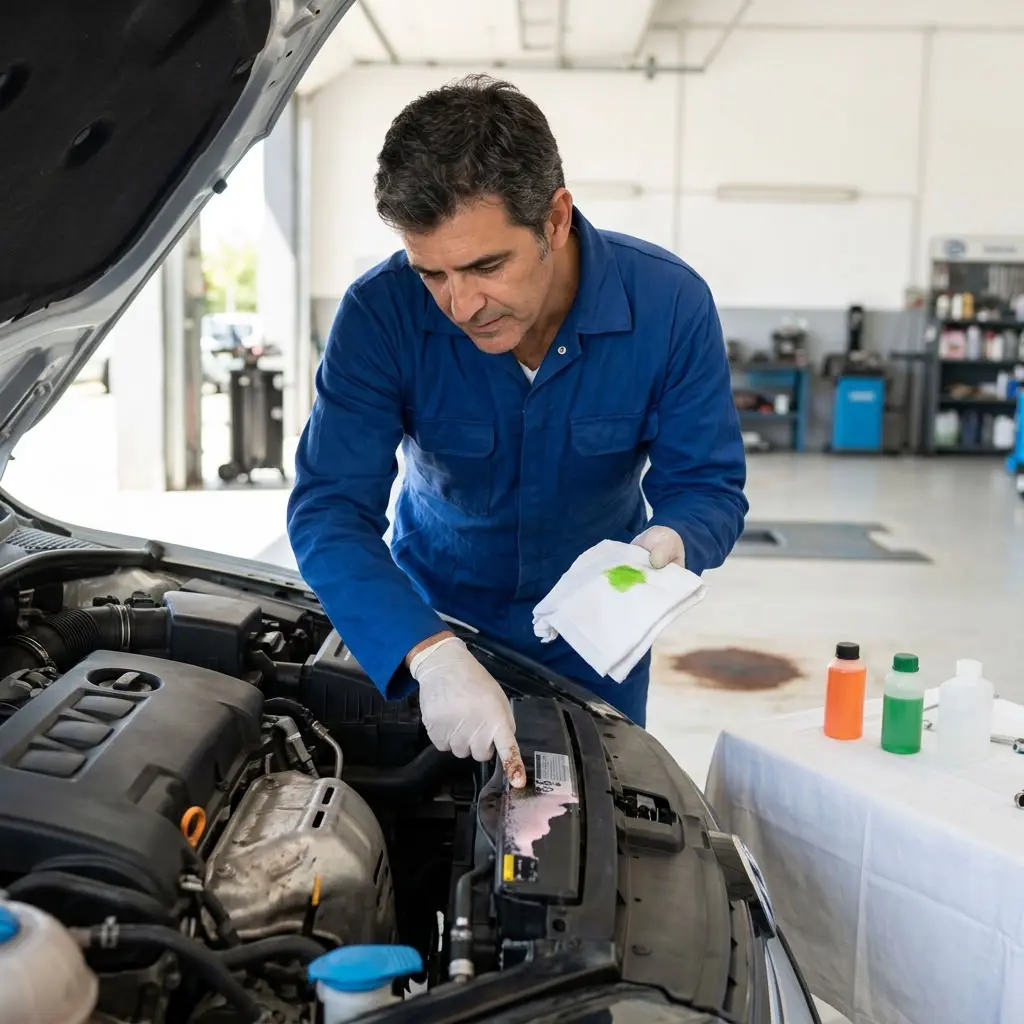 Dépannage auto : comment identifier une fuite de liquide moteur