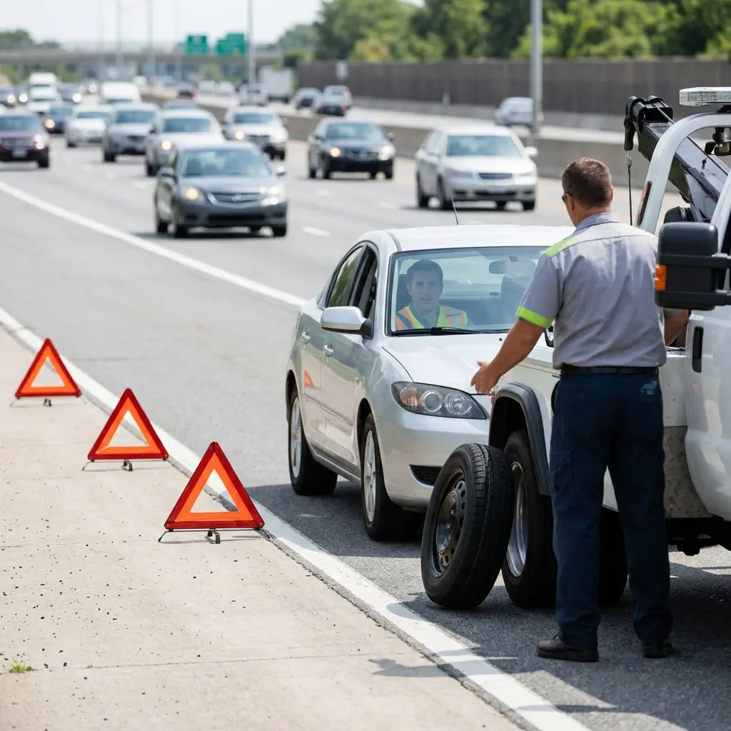 Crevaison sur l'autoroute : les erreurs de sécurité à éviter